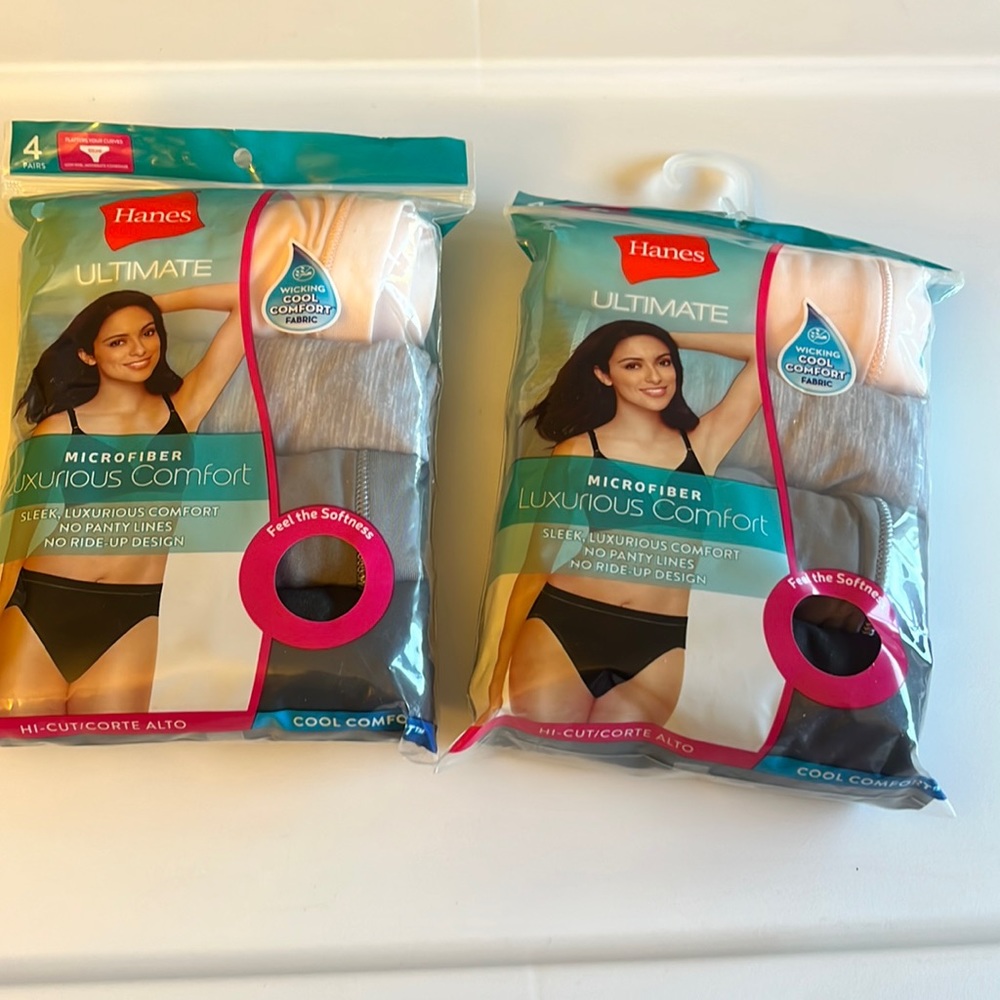 2 pack( 8)Women’s 2xl Tagless bikinis Underwear